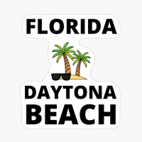 Florida Retro Daytona Beach Funny Summer Vacation Gift