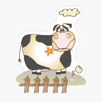 Cute Happy Cow