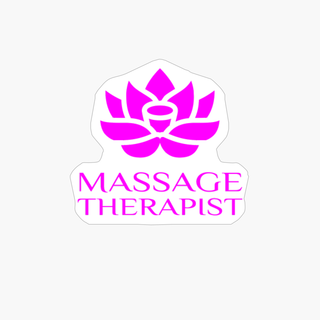Massage Therapist Lotus Flower Masseuse Masseur Gift Idea