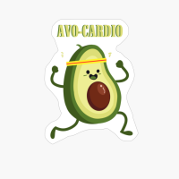 Avo-Cardio Funny Avocado Fitness