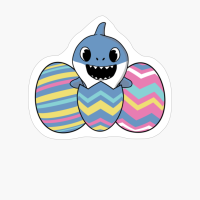 Easter Shirts For Kids Boys Girls Shark Shirt Easter Eggs