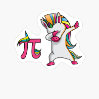 Dabbing Pi Day Unicorn Shirt For Pi Day Math Teacher 3.14