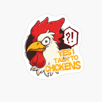 Funny Farmer Chicken Gifts Ideas - Yes I Talk To Chickens