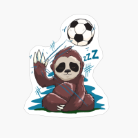 Lazy Sloth Soccer Shirt Soccer Lover Team Ball Kids Sport
