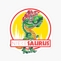 Niecesaurus Shirt T Rex Niece Saurus Dinosaur Womens Girls