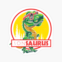 Sonsaurus Shirt T Rex Son Saurus Dinosaur Boys Kids
