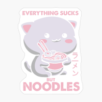 Pastel Goth Ramen Noodle Cat Anime Kawaii Lover