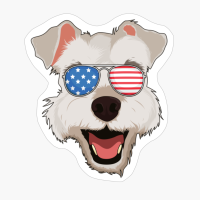 Schnauzer 4th Of July American USA Patriotic Dog Gift