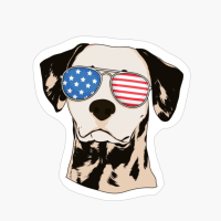 Dalmatian 4th Of July American USA Patriotic Dog Gift