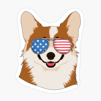 Corgi 4th Of July American USA Patriotic Dog Gift