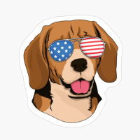 Beagle 4th Of July American USA Patriotic Dog Gift