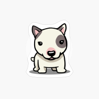 Cute Kawaii Bull Terrier Chibi Dog Lover Gift Idea