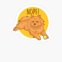 Nope! Lazy Chow Chow Funny Chow Chow Dog