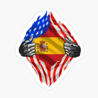 Super Spanish Heritage Spain Roots USA Flag Gift