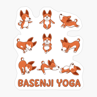 Basenji Yoga Shirt Basenji Yoga Pose Meditation