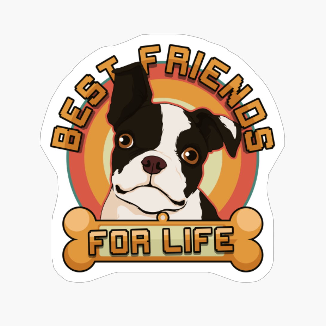 Boston Terrier Best Friends For Life Dog Owner Gift