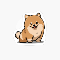 Cute Kawaii Pomeranian Chibi Dog Lover Gift Idea