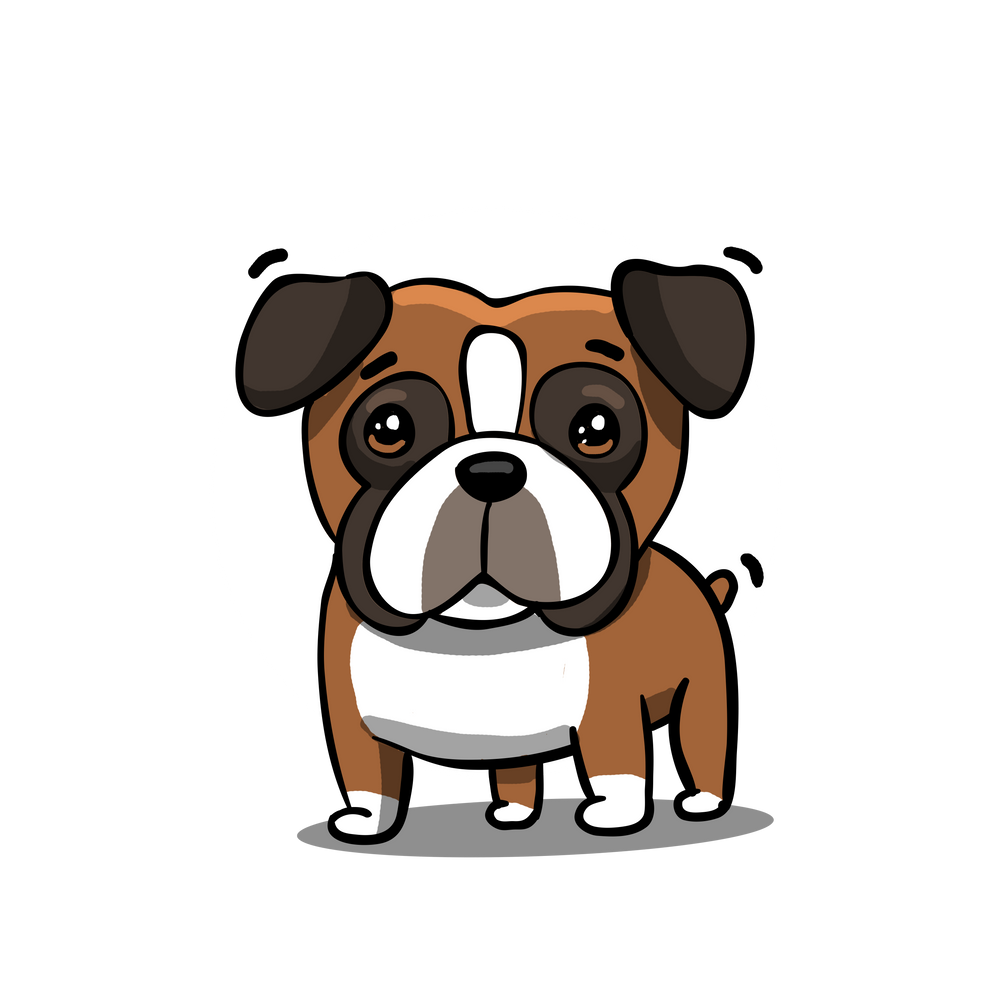 Boxer Dad Stickers For Sale - Pixeluma