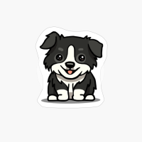 Cute Kawaii Border Collie Chibi Dog Lover Gift Idea