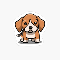 Cute Kawaii Beagle Chibi Dog Lover Gift Idea