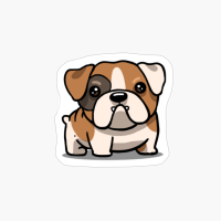 Cute Kawaii American Bulldog Chibi Dog Lover Gift Idea