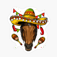 Cinco De Mayo Horse Mexican Lover Sombrero Horse Gifts