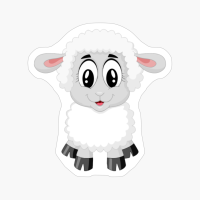 Cute Little Sheep Lamb, So Adorable