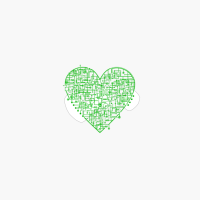Electric Heart Green