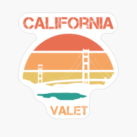 California Valet Golden Gate Sunset