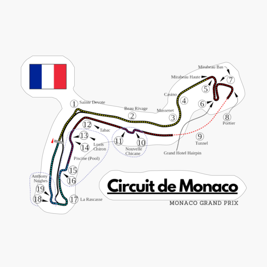 Circuit De Monaco F1 Track Monaco