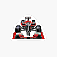F1 Car Cartoon