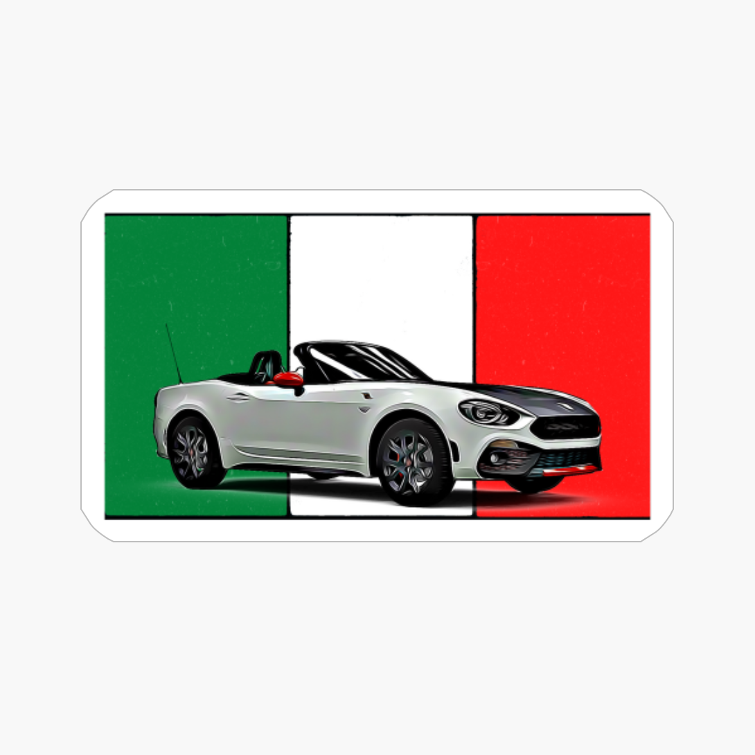 Abarth 124 Italian Print