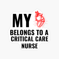 Critical Care Nurse Funny Heart