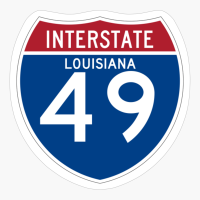 US Interstate I-49 (LA) | United States Interstate Highway Shield Sign