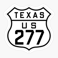 US Highway 277 Texas (1926) | United States Highway Shield Sign