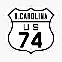 US Highway 74 North Carolina (1926) | United States Highway Shield Sign