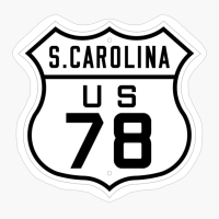 US Highway 78 South Carolina (1926) | United States Highway Shield Sign