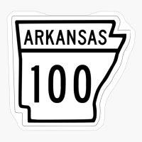 Arkansas State Highway AR 100 (1948) | United States Highway Shield Sign
