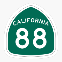 California State Route SR 88 | Carson Pass Highway | United States Highway Shield Sign