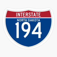 US Interstate I-194 (ND) | United States Highway Shield Sign