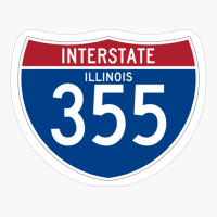 US Interstate I-355 (IL) | United States Highway Shield Sign