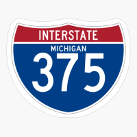 US Interstate I-375 (MI) | United States Highway Shield Sign