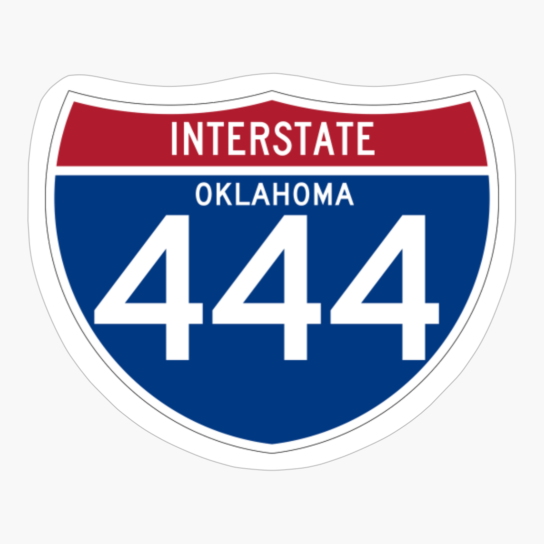 US Interstate I-444 (OK) | United States Highway Shield Sign