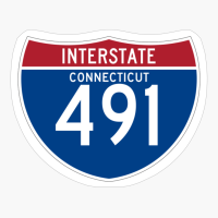 US Interstate I-491 (CT) | United States Highway Shield Sign