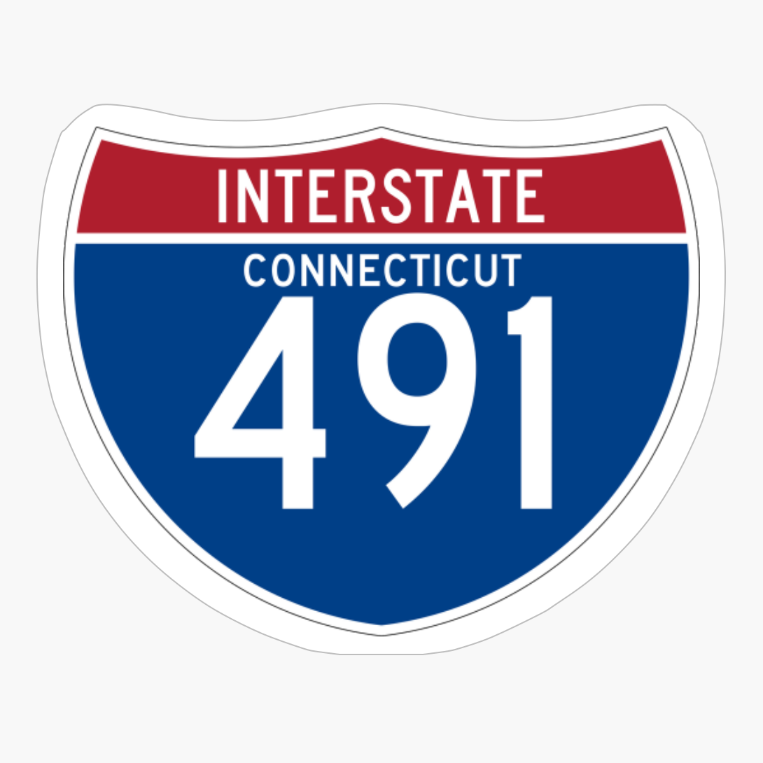 US Interstate I-491 (CT) | United States Highway Shield Sign