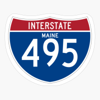 US Interstate I-495 (ME) | United States Highway Shield Sign
