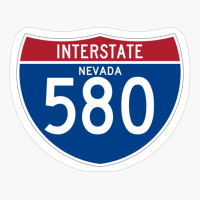 US Interstate I-580 (NV) | United States Highway Shield Sign