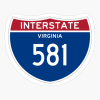 US Interstate I-581 (VA) | United States Highway Shield Sign