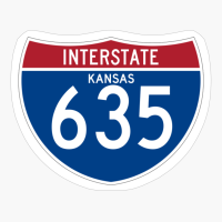 US Interstate I-635 (KS) | United States Highway Shield Sign