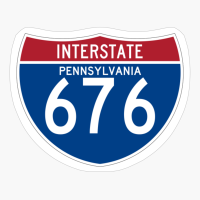 US Interstate I-676 (PA) | United States Highway Shield Sign